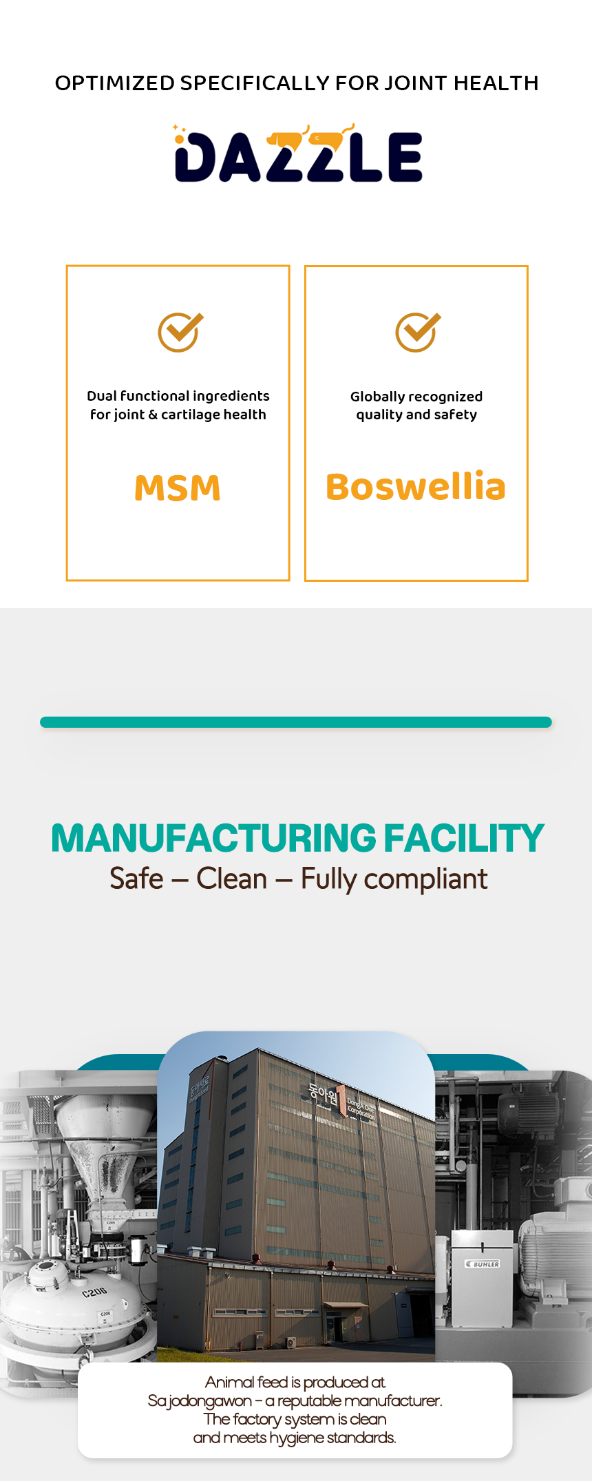 DAZZLE Lamb & Rice Dog Food - 100% Best Korean Quality