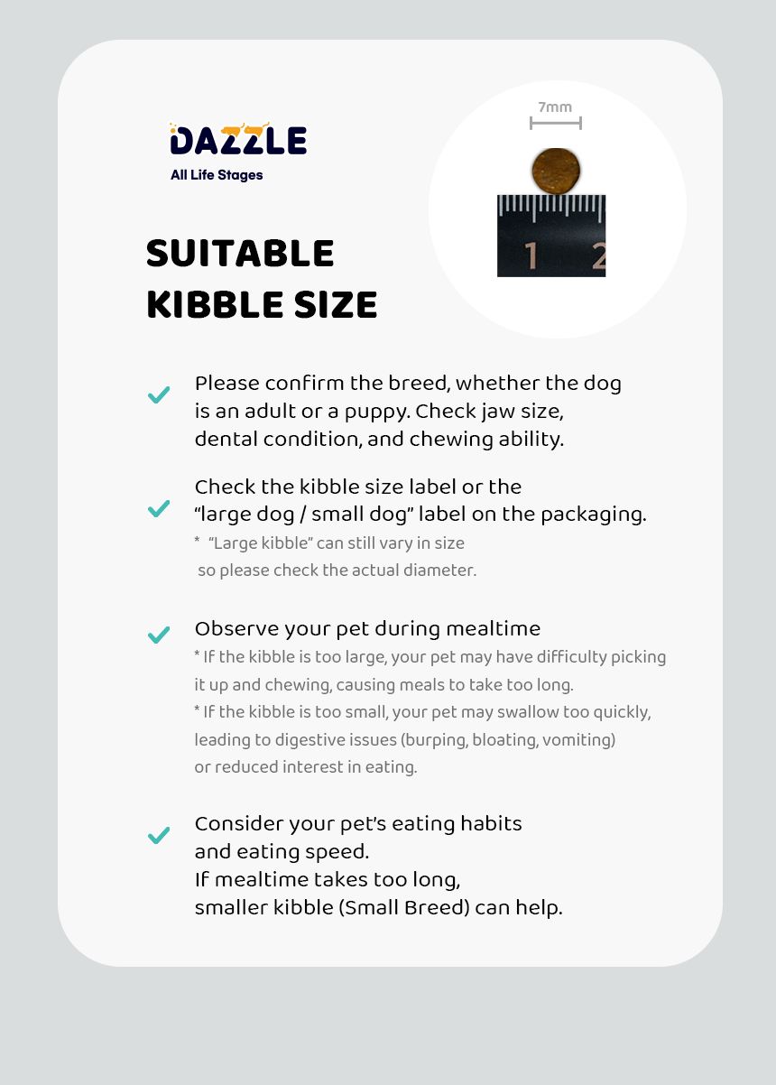 DAZZLE Lamb & Rice Dog Food - 100% Best Korean Quality