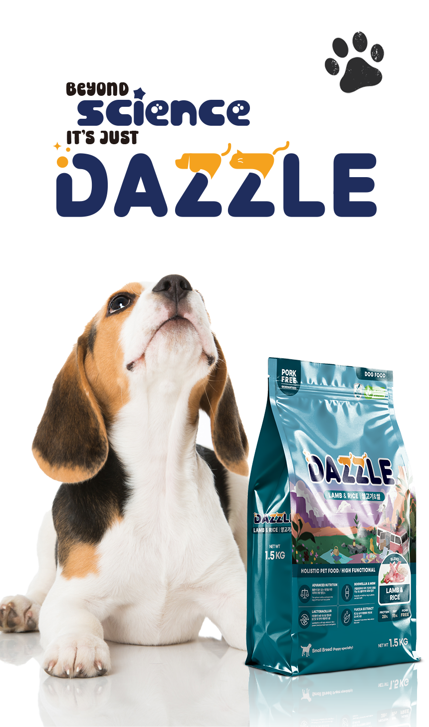 DAZZLE Small Breed Dog Food 100% Best Korean Quality