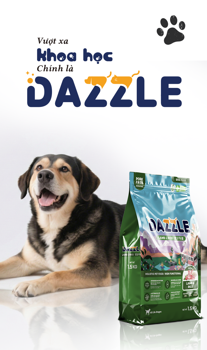 DAZZLE Vị Cừu & Gạo 100% Best Korean Quality