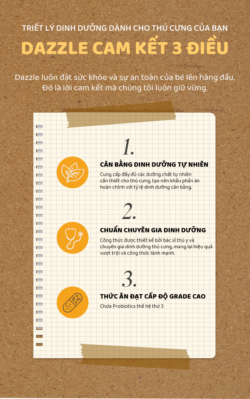 Hạt DAZZLE cho chó vị cừu