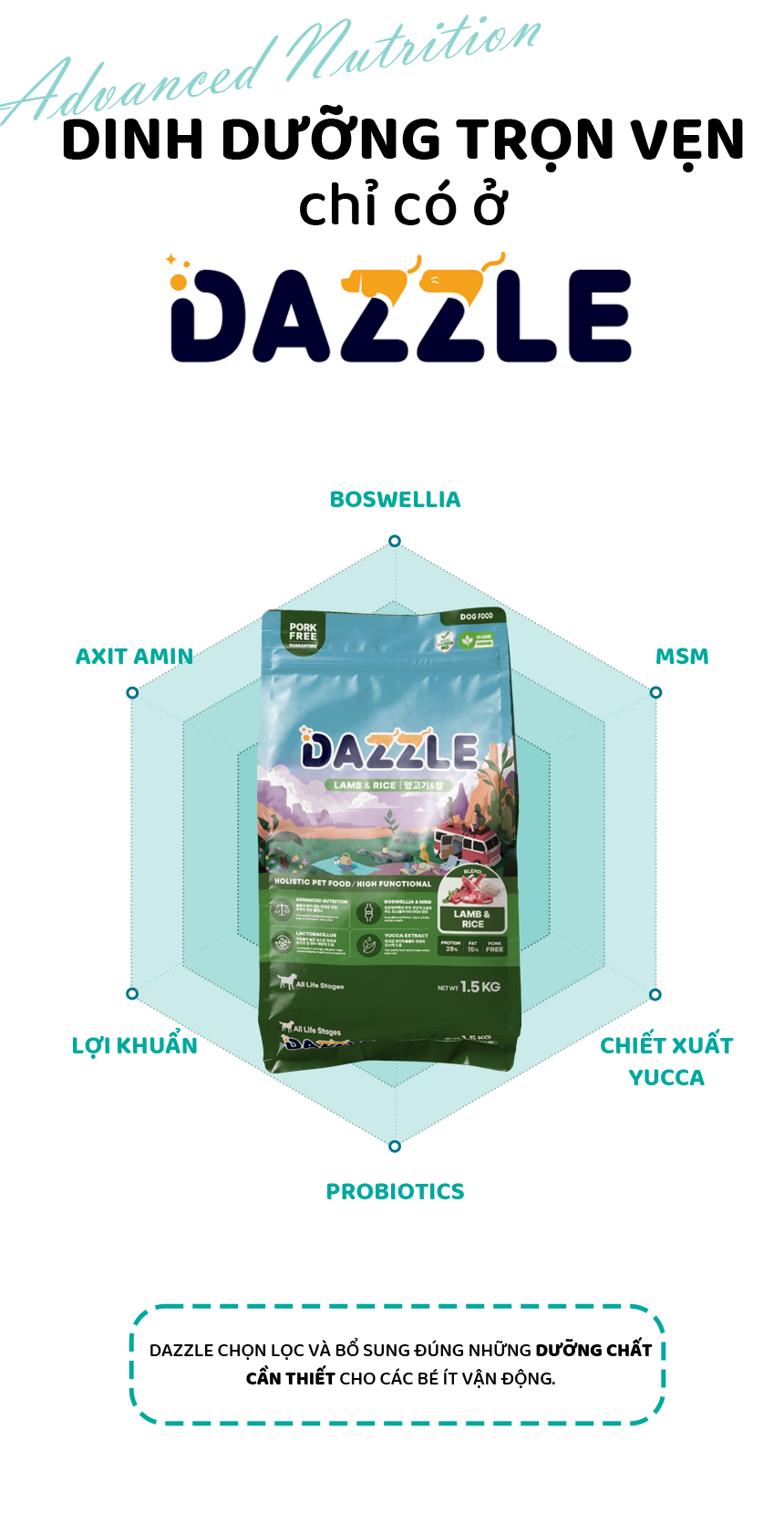 DAZZLE Vị Cừu & Gạo 100% Best Korean Quality