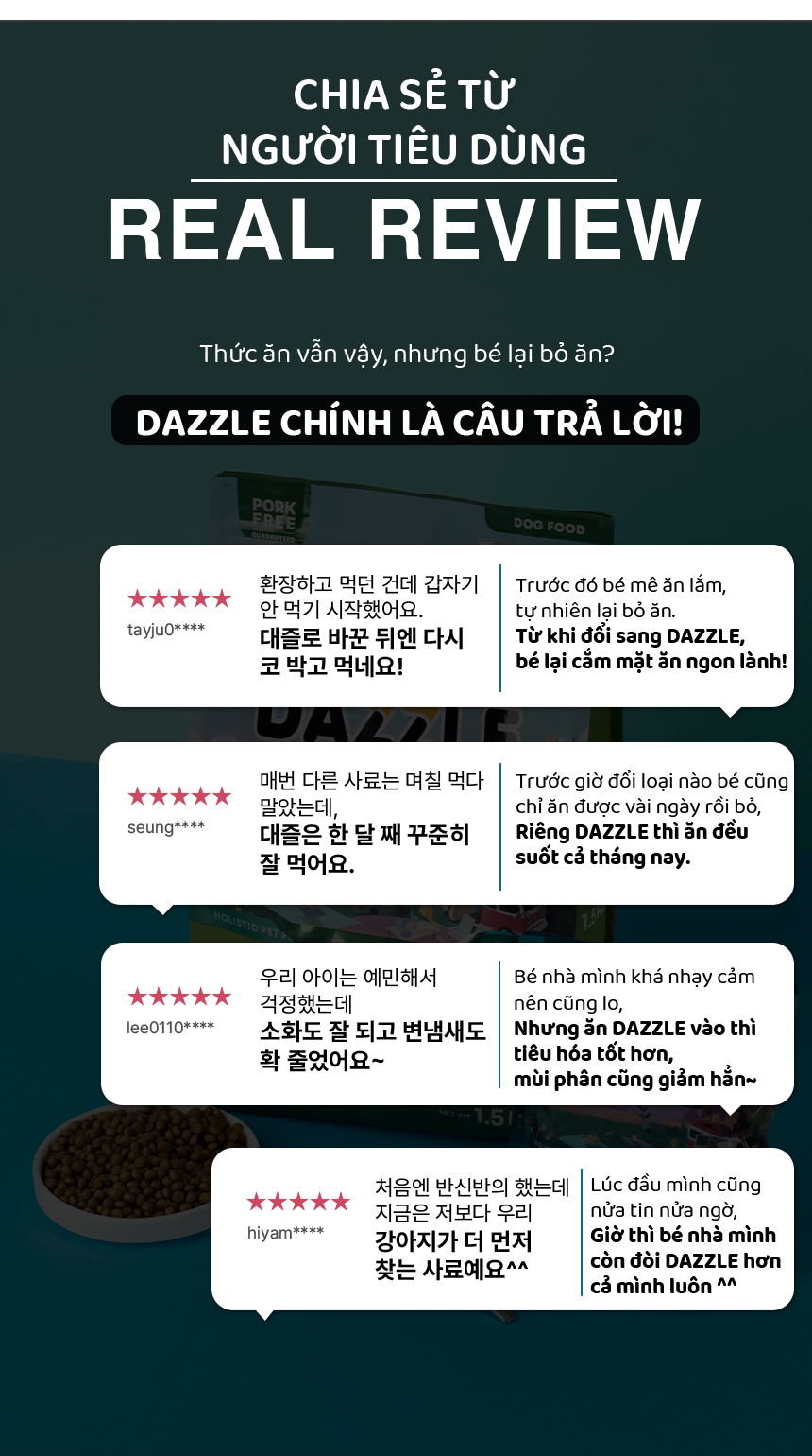 DAZZLE Vị Cừu & Gạo 100% Best Korean Quality