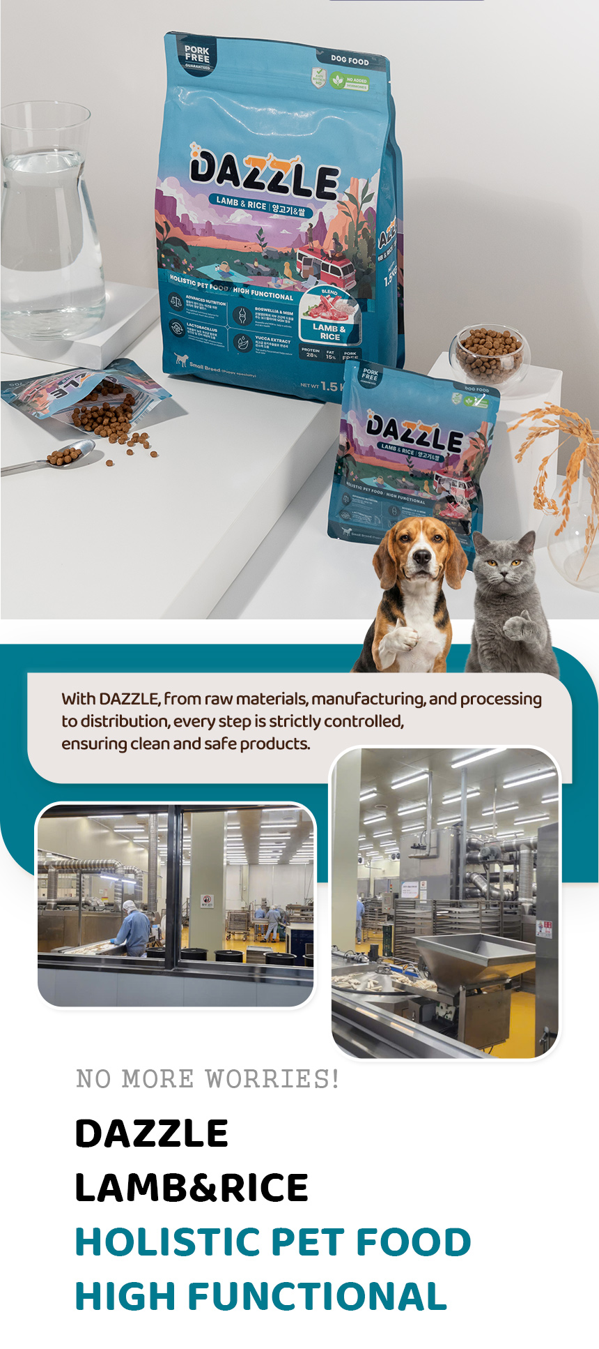 DAZZLE Small Breed Dog Food 100% Best Korean Quality