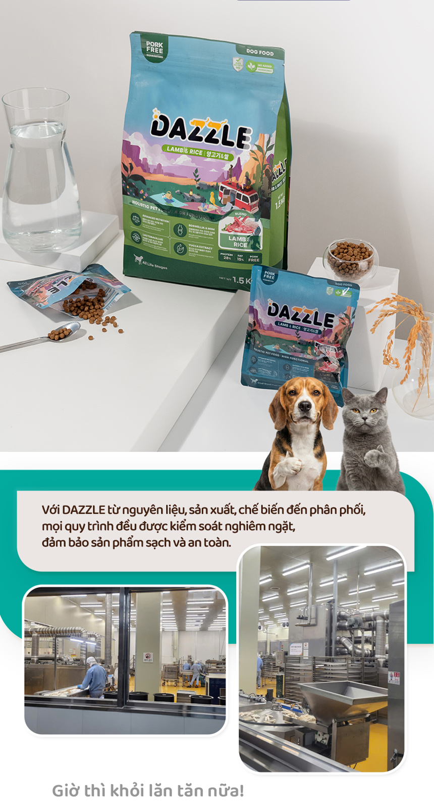 DAZZLE Vị Cừu & Gạo 100% Best Korean Quality